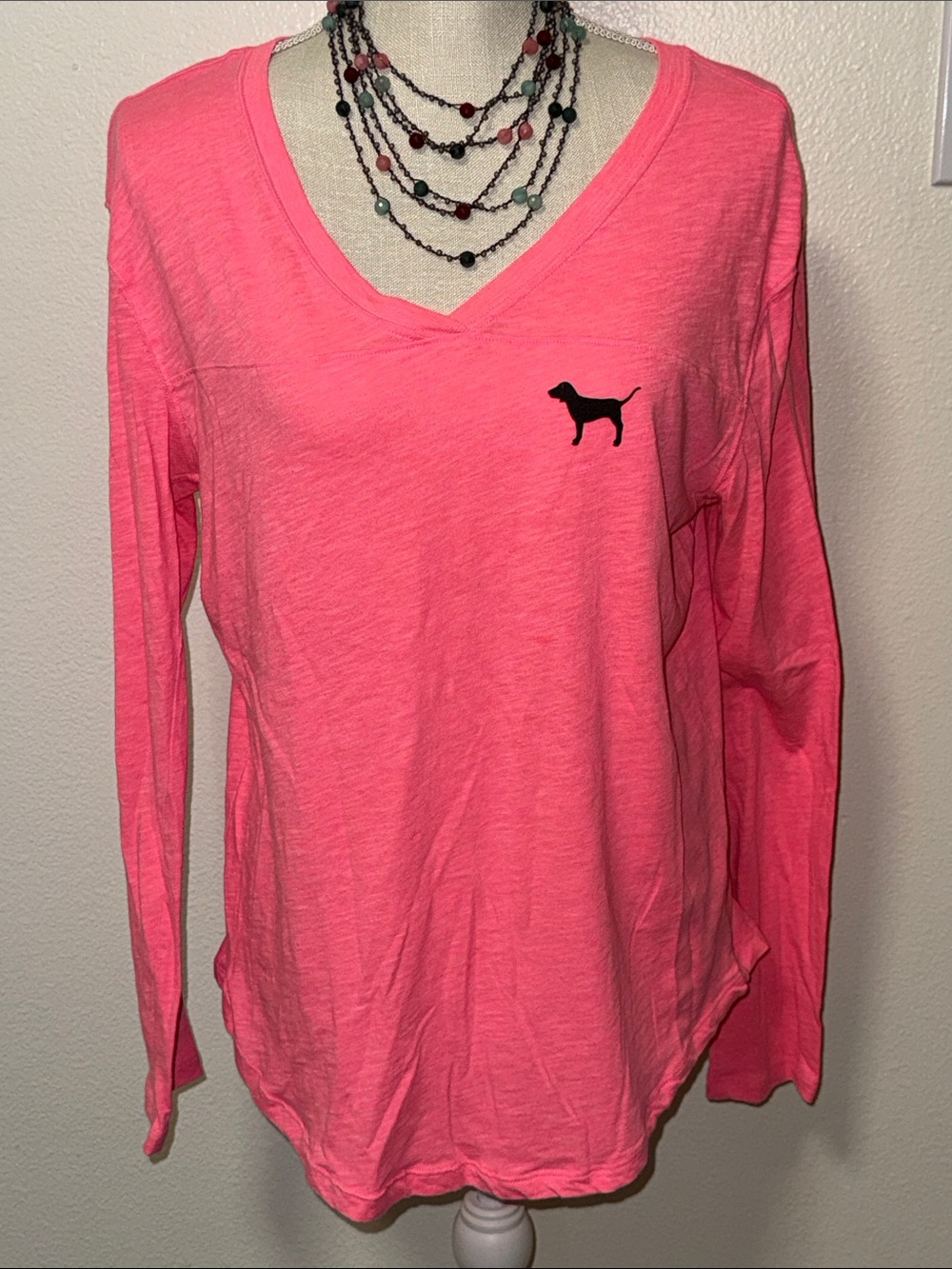 VS PINK Long Sleeve Tee size Large